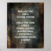 Create Custom Quote on Warm Dark Grunge Textures