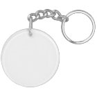 Create Custom Round Acrylic Photo Keychain Keyring