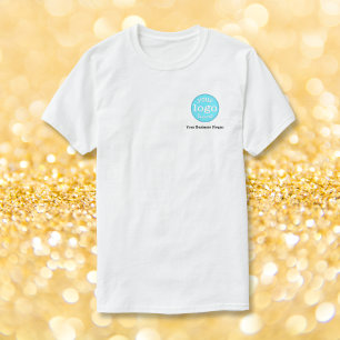 Create Custom Simple Business Logo Text Employee T-Shirt
