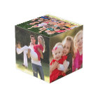 Create Custom Solid Wood Five 4 x 4 Photos Text