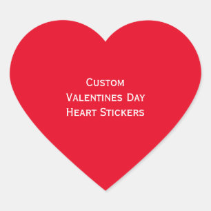 Create Custom Valentines Day Heart Photo Stickers