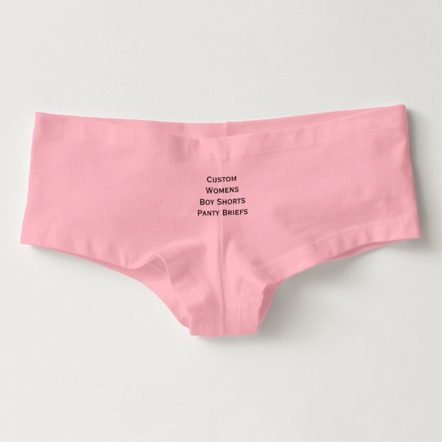 Create Custom Womens Cute Boy Shorts Panty Briefs (Front)