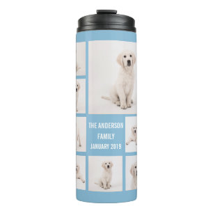 Create Family Photography Photo Collage 8 Photos Thermal Tumbler