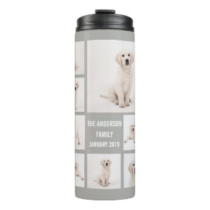 Create Family Photography Photo Collage 8 Photos Thermal Tumbler