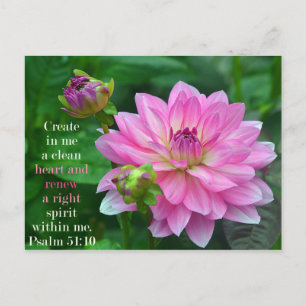 Create In Me A Clean Heart Postcard
