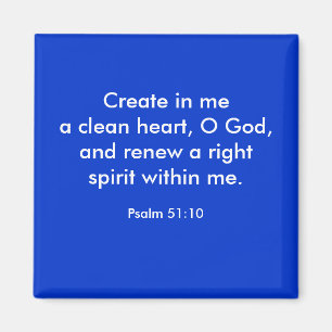 CREATE IN ME MAGNET