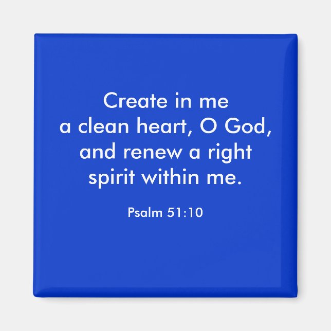 CREATE IN ME MAGNET (Front)