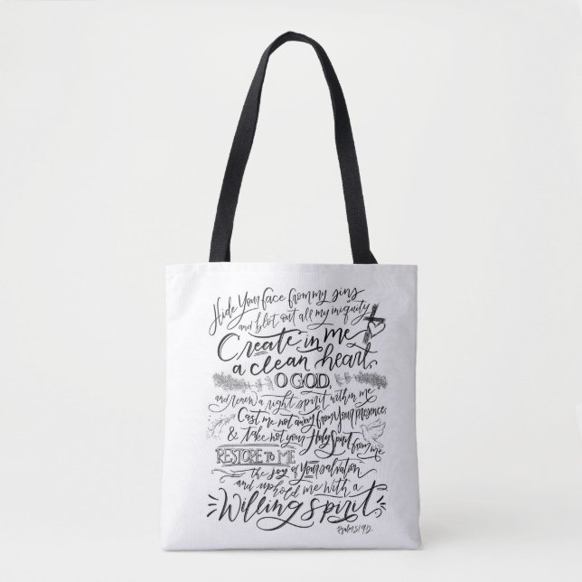 Create In Me Tote Bag (Front)