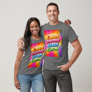 Create Inspire Learn Grow T-Shirt