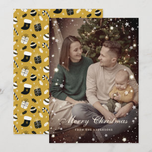 Create Instant Vintage Photo Christmas Holiday Card
