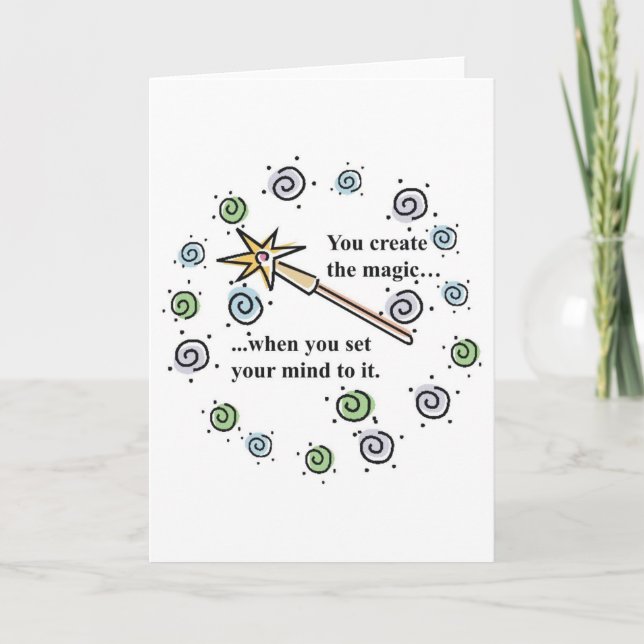 Create Magic Greeting Card (Front)