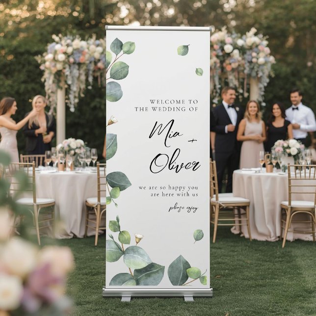 Create Memories with a Personalised Green Leaf Retractable Banner (Creator Uploaded)