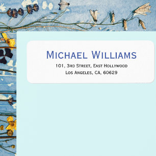 Create Modern Personalised Return Address Label