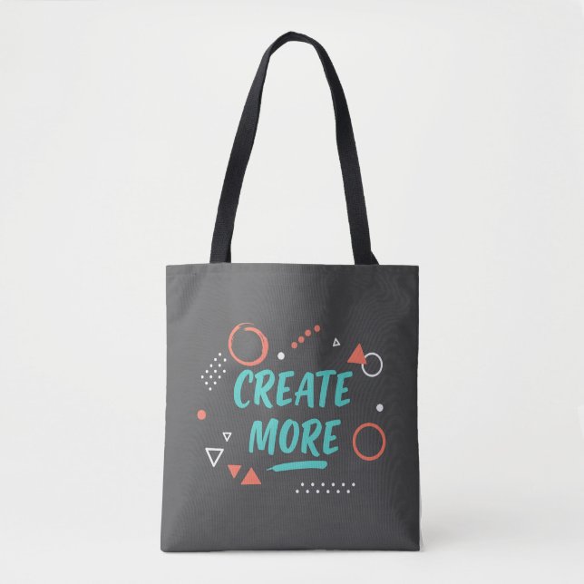 CREATE MORE Tote Bag (Front)