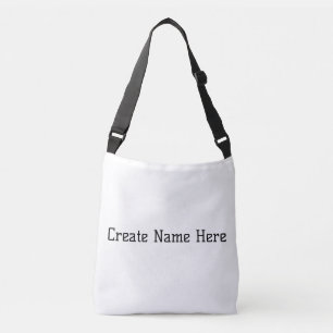 Create Name Here Printed Text-Handbags Wallets-Bag Crossbody Bag
