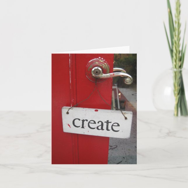 Create - Note Card (Front)