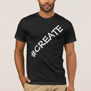 #CREATE Oversized Letters Men's T-Shirt