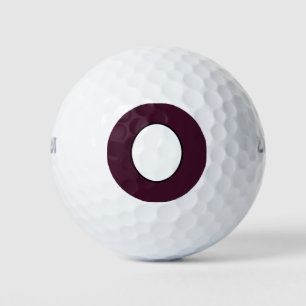 Create own Aubergine Personalised Golf Balls