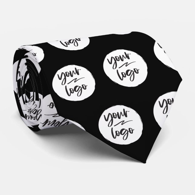 Create Own Business Logo Promotional Colour Own Tie (Rolled)