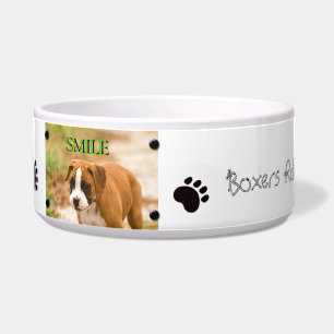 Create Own Custom Image & Text Dog Food Bowl