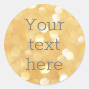 create own image text sticker gold sparkle glitter