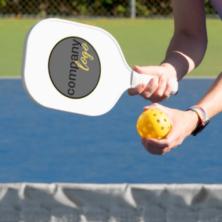 CREATE OWN LOGO BUSINESS MARKETING PROMOTION WHITE PICKLEBALL PADDLE