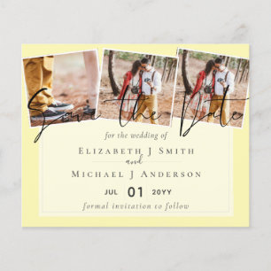 Create Own Modern Save the Date Wedding Cards