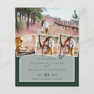 Create Own Modern Save the Date Wedding Cards