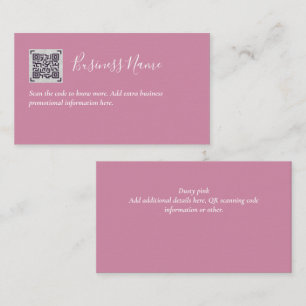 Create own QR Code Business Card - Lots of Colours