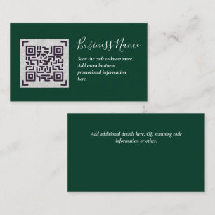 Create own QR Code Business Card - Lots of Colours