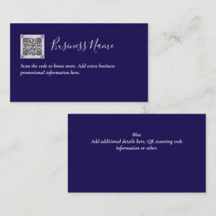 Create own QR Code Business Card - Lots of Colours
