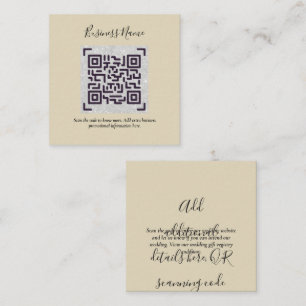 Create own QR Code Business Card - Lots of Colours