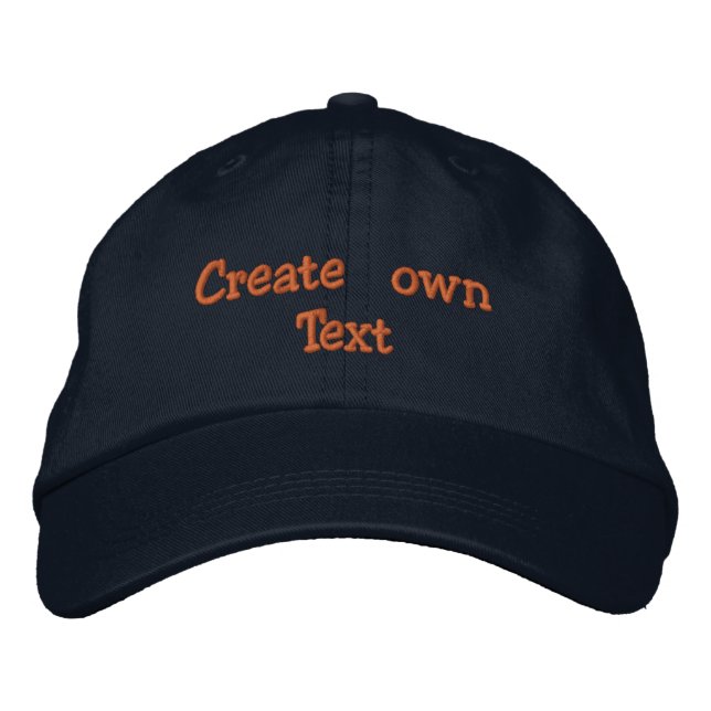 Create own Text Embroidered Hat (Front)