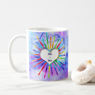 Create Peace and Love Customise Mug By EditorsPick