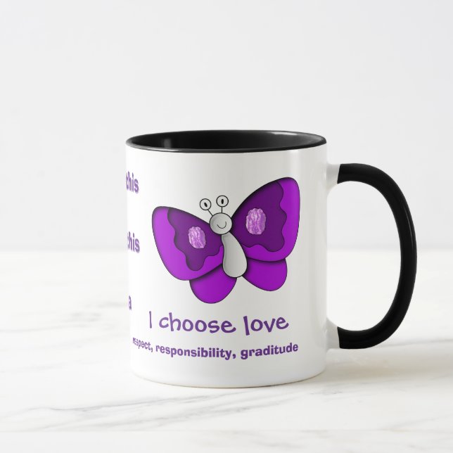 Create Peace Love Attitude Mugs by Zazz_it (Right)