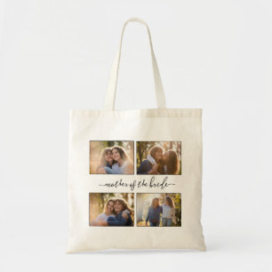 Create Personalised Photo Collage Mother of Bride Tote Bag