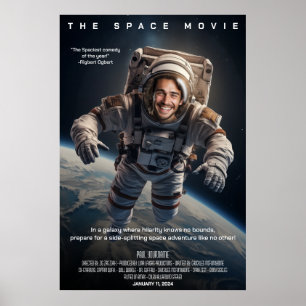 Create Personalised Space Sci-fi Adventure Movie Poster