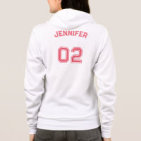 Create Player Name Jersey Number Womens Full Zip