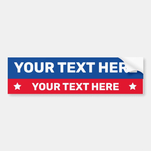 Create President Election 2020 Template Bumper Sticker (Front)