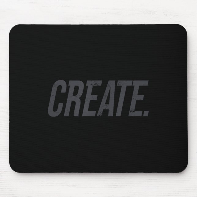 Create Shirt Motivational For Ambitious Life Goals Mouse Mat (Front)