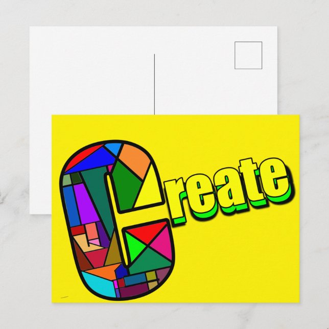 Create So Great  Postcard (Front/Back)