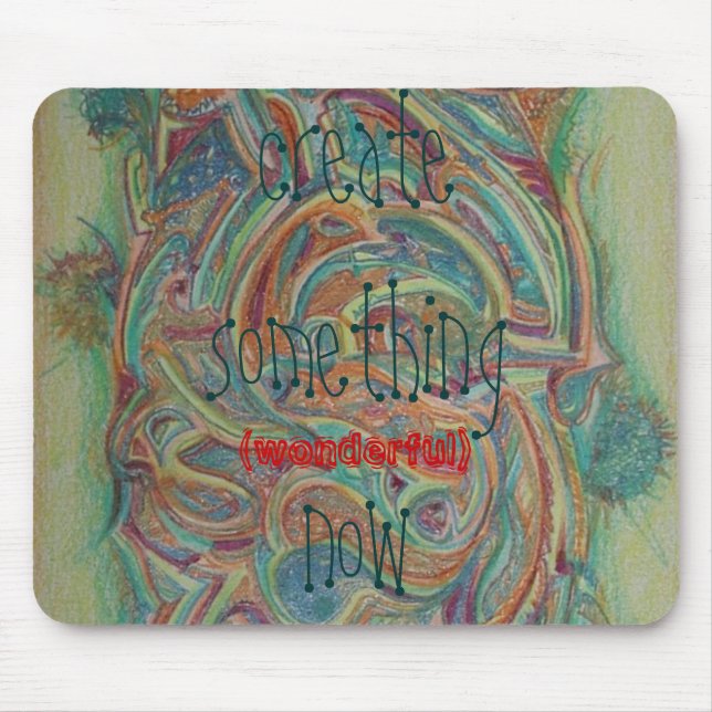 create something now mouse mat (Front)