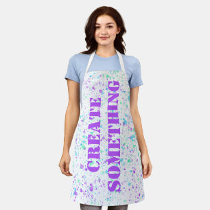 Create Something Paint Splatter Apron