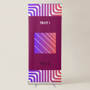 Create Stunning Displays Retractable Text Printed Banner