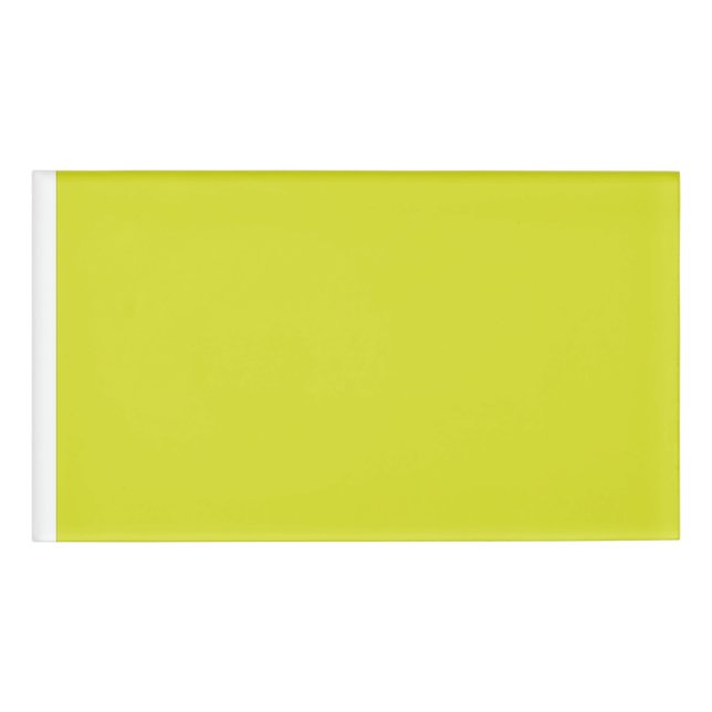 Create Stunning Visual Appeal Yellow Background Name Tag (Front)