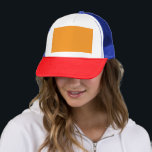 Create Stunning Visuals with Orange Background Trucker Hat<br><div class="desc">Discover how to master the art of creating a visually stunning orange background with black border. Enhance your graphic design with vibrant colour contrast and trendy composition!</div>