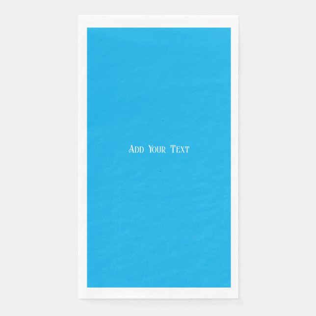 Create Stylish Professional Custom Wishes   Napkin (Front)