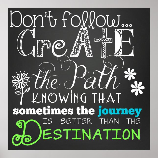 Create the Path Motivational Poster (Front)