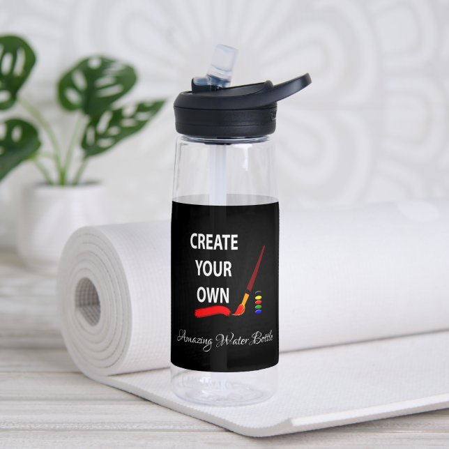 Create Water Bottle, Personalised, branded /Custom Bottle (Yoga (Rotated))