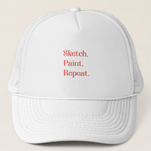 Create Without Limits By Repetition and Intuition Trucker Hat